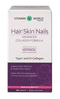 Hair Skin Nails Advanced Formula 180 Caplets W28721
