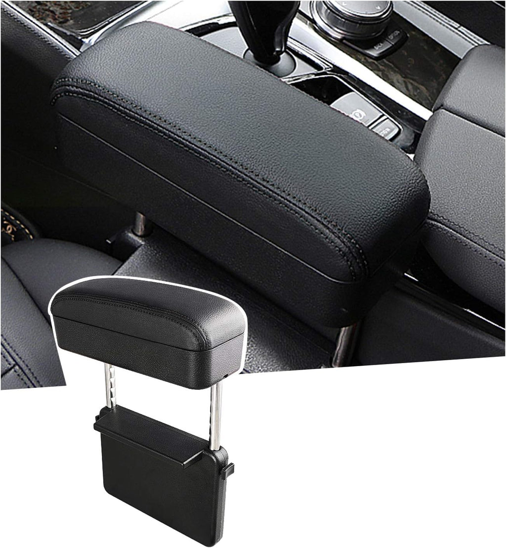 White Adjustable Car Armrest Pad Pack of 2 K793
