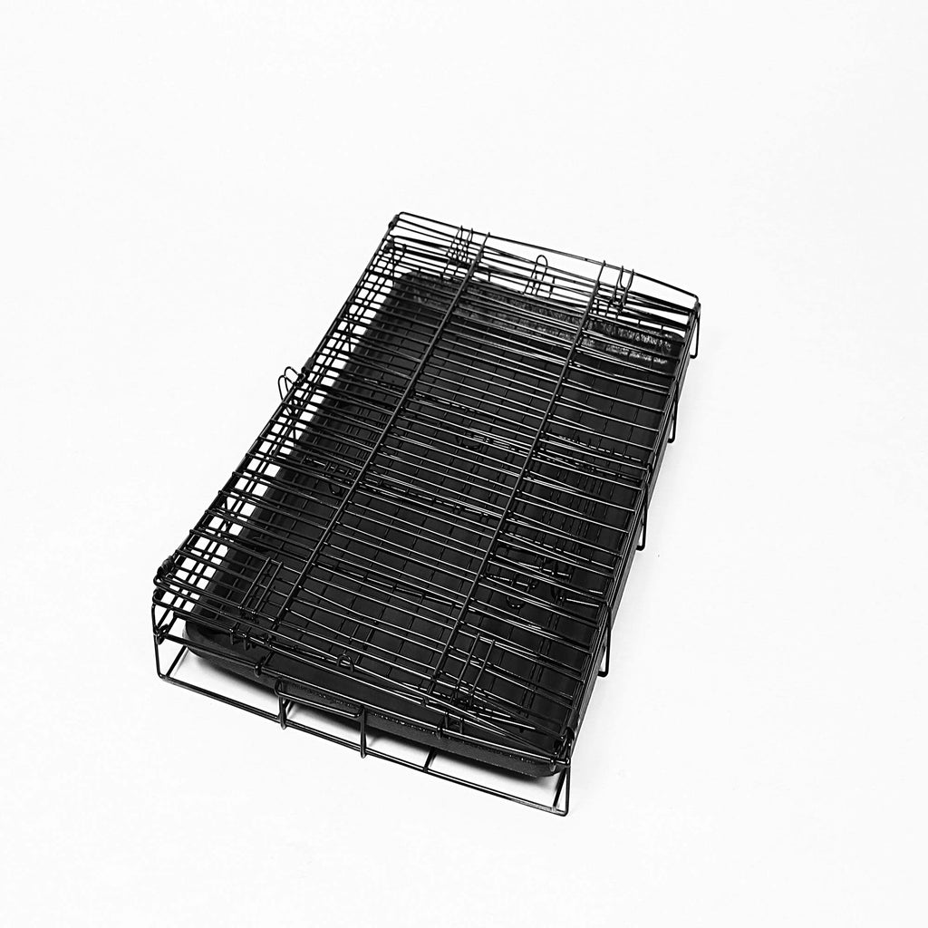 Double Door Metal Dog Crate I314