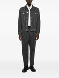 Eleventy contrast-stitch denim jacket