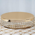Gold Metal Cake Stand 15.5 inch G60677