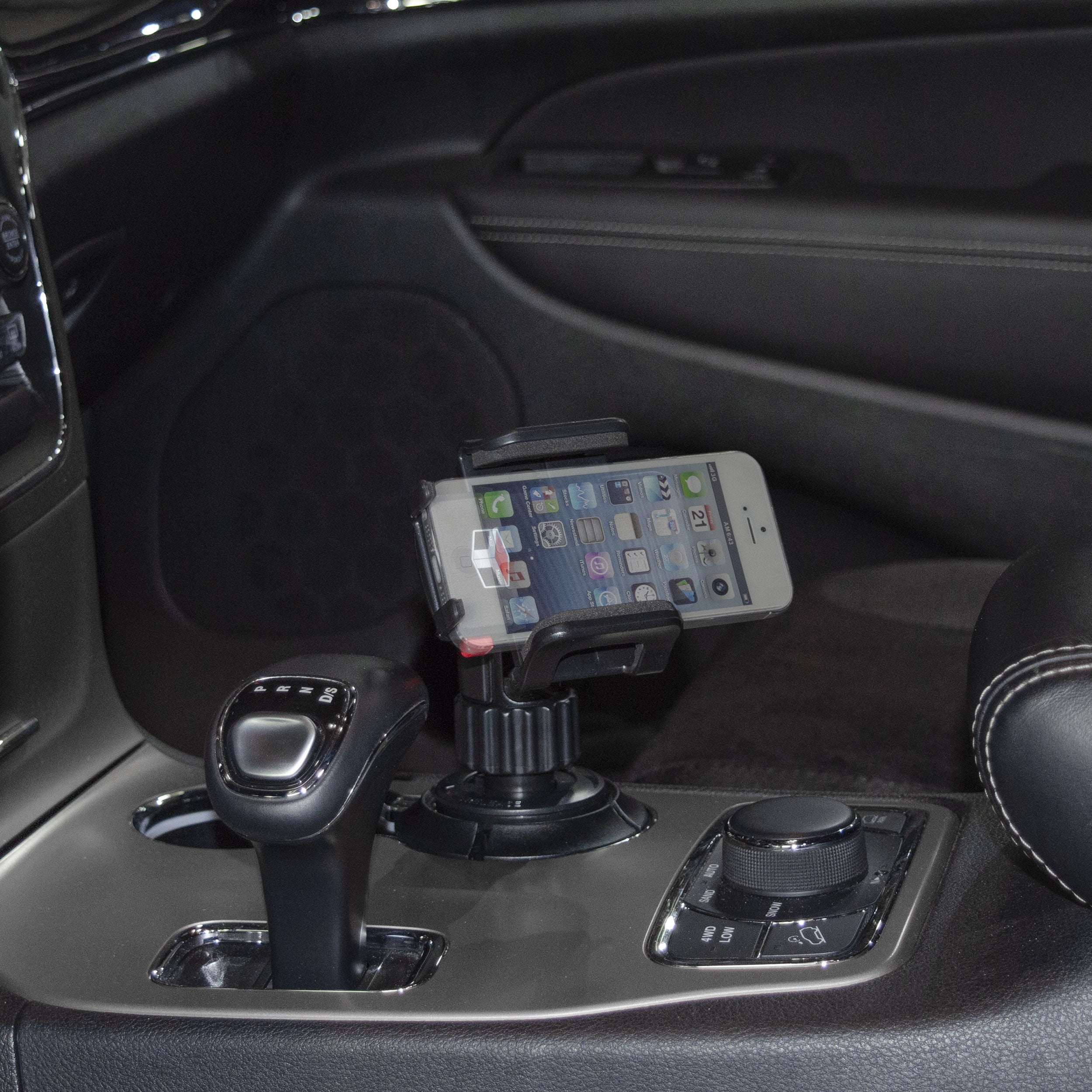 Car Cup Holder Mount, Universal Phone Stand with Adjustable Base K733225