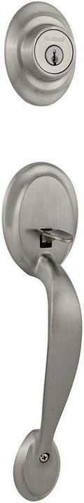 Satin Nickel Single Cylinder Handle Set Pack of 2 K530