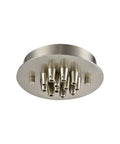 12 Light Small Round Canopy in Satin Nickel C3929