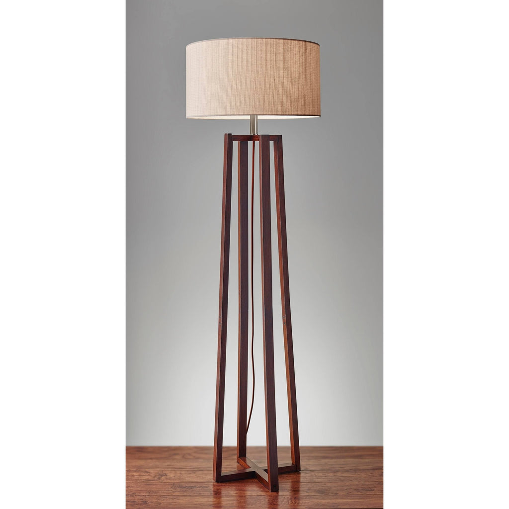 Walnut Floor Lamp Q8249