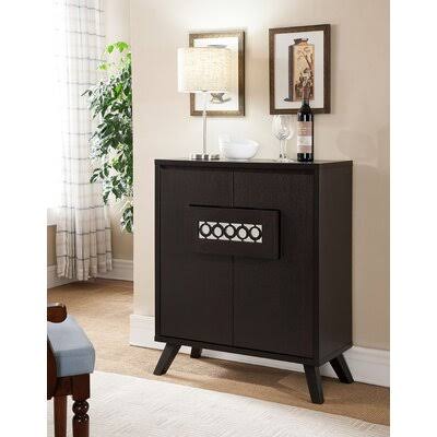 Red Cocoa Finish Sideboard Buffet Cabinet C88700