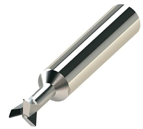 3/16x22 Solid Carbide Dovetail Cutter, 90° Included Angle T958596
