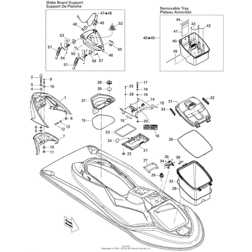 Removable Storage Tray P355