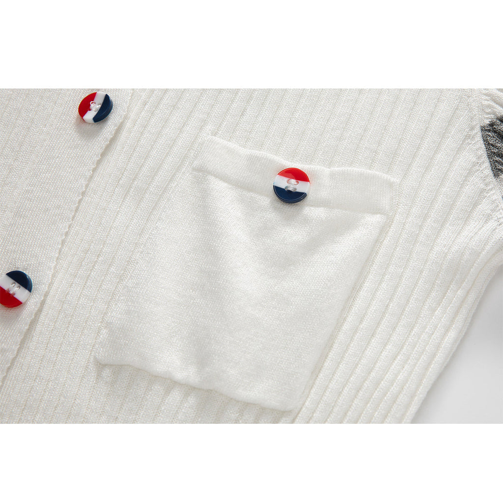 Women Color buckle POLO shirt
