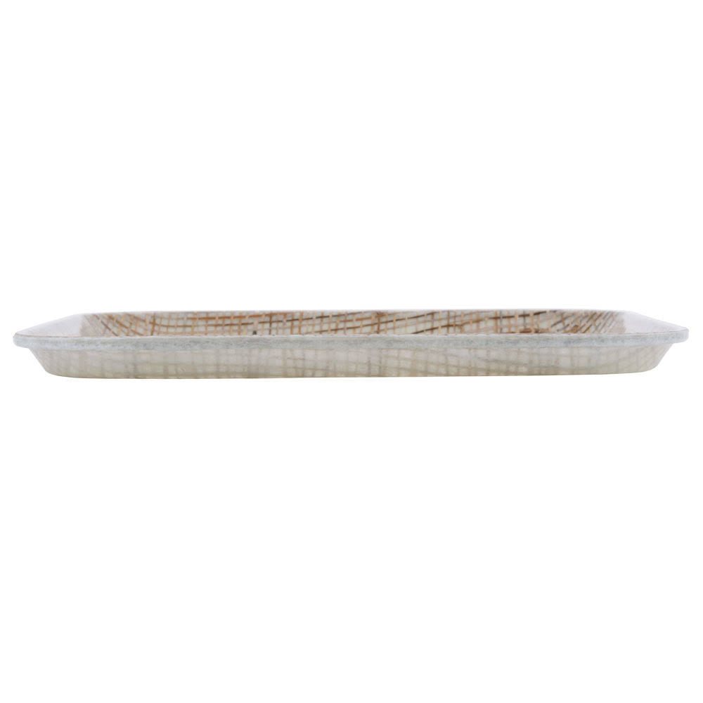 Rattan 13 inch Square Fiberglass Camtray D502814