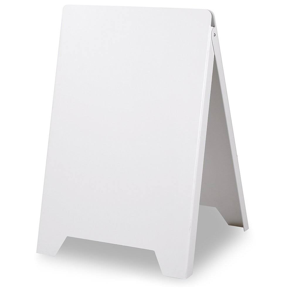 A-Frame Sign Sandwich Board PVC White Z207140