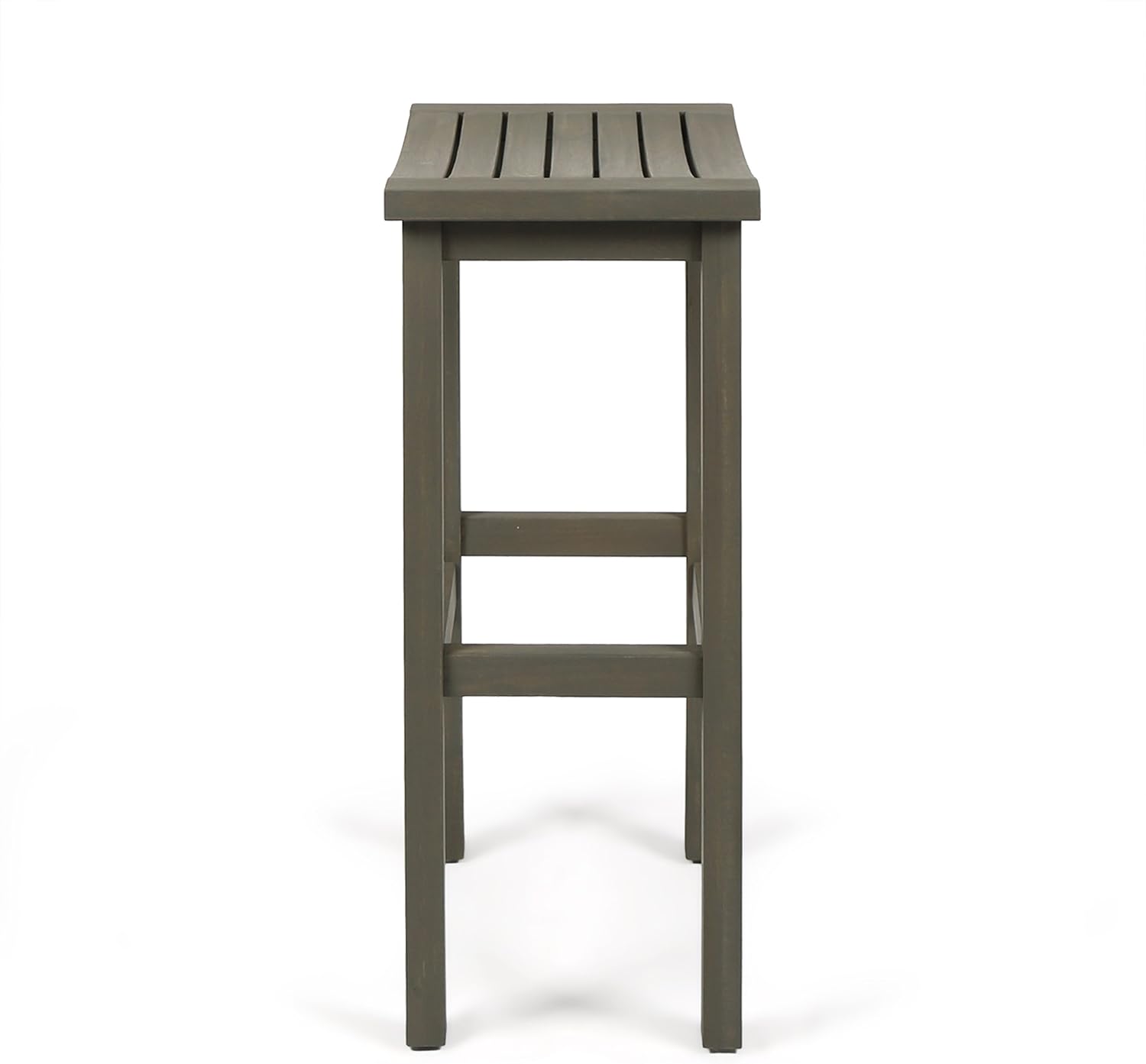 Grey Acacia Wood Barstools, 4-Pcs Set A5481
