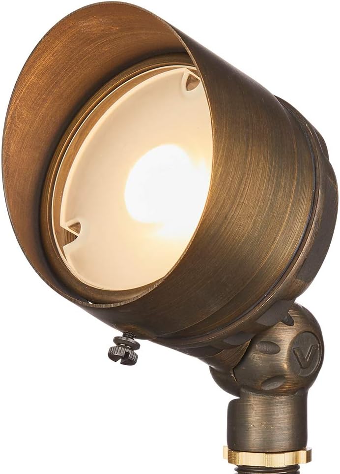 Bronze Cast Brass Outdoor Spotlight V342