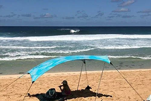 Beach Tent with Sand Anchor, Portable Canopy Sunshade P1735