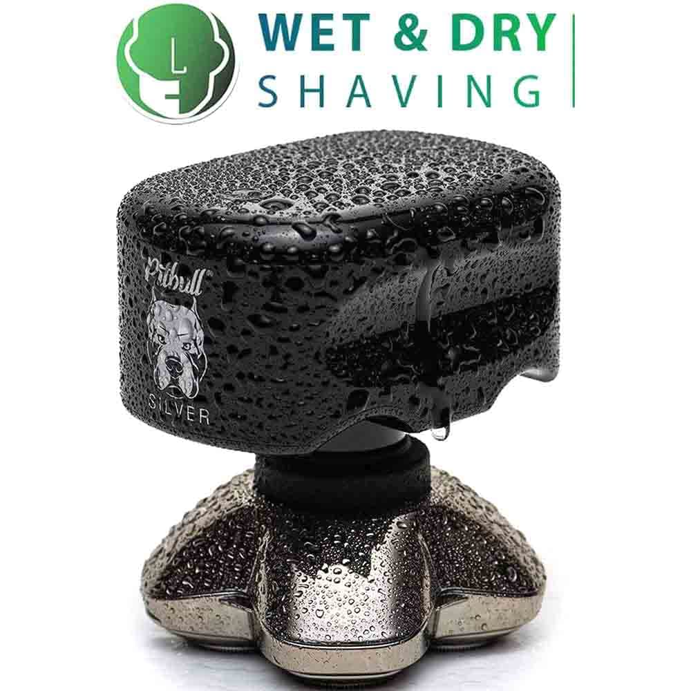 Silver PRO Electric Head & Face Shaver, 4 Razor Rotary Trimmer F629
