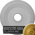 Classic Ceiling Medallion, Hand-Painted Iridescent Gold U619307