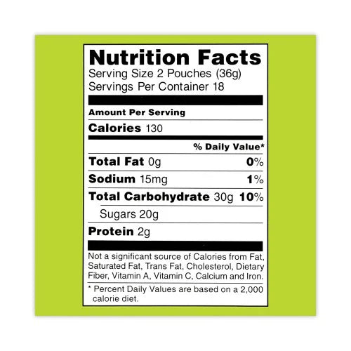 Giant Krabby Patties Gummy Candy, 0.63 oz Pack, 36/Box G76842