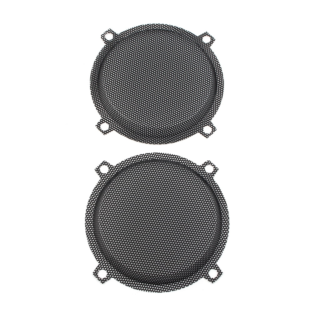Black Motorbike Wired Punched Steel Mesh Speaker Grilles Cover for Harley Davidson Electra Glide 5.25" Speaker FLHTCU 1996-2013 E499