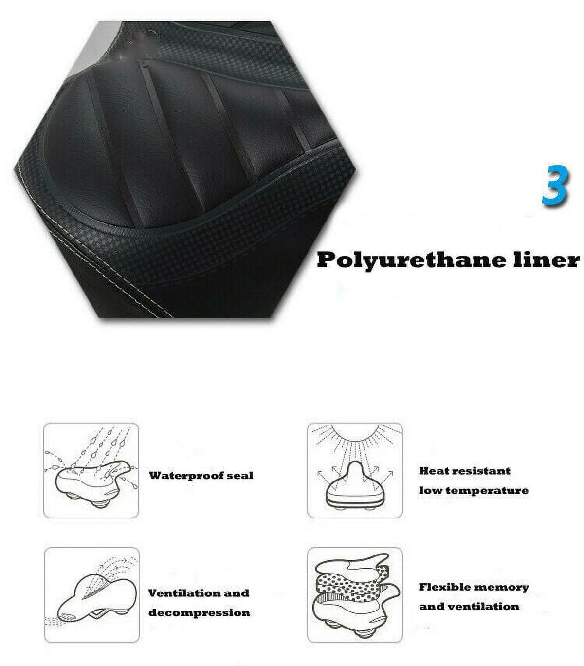 Gel Comfort Bike Saddle Seat C920