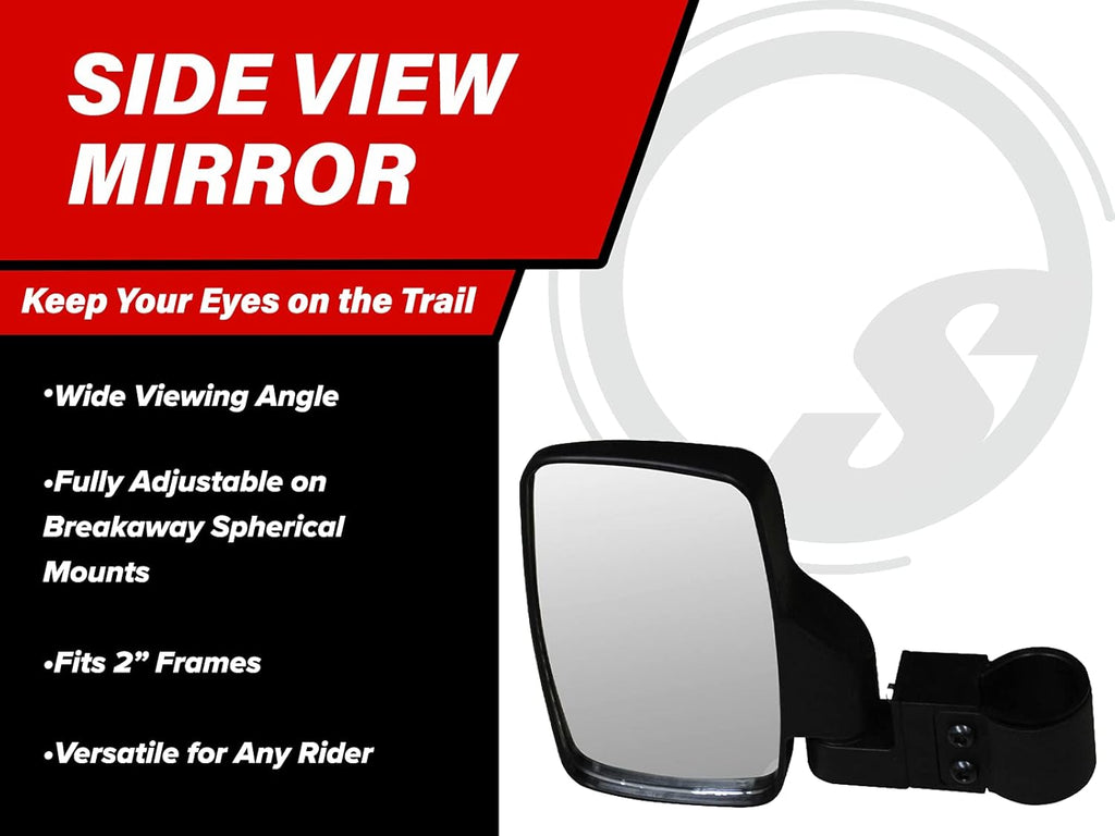 Left and Right Convex Mirrors for 2'' Round Roll Cages L9504