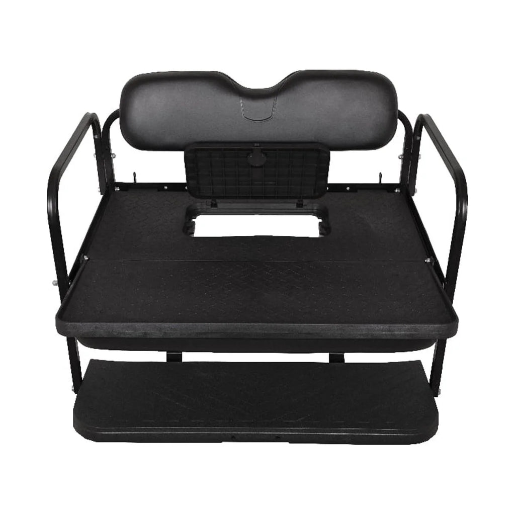 Black Rear Flip Seat for E-Z-GO TXT Golf Cart E576
