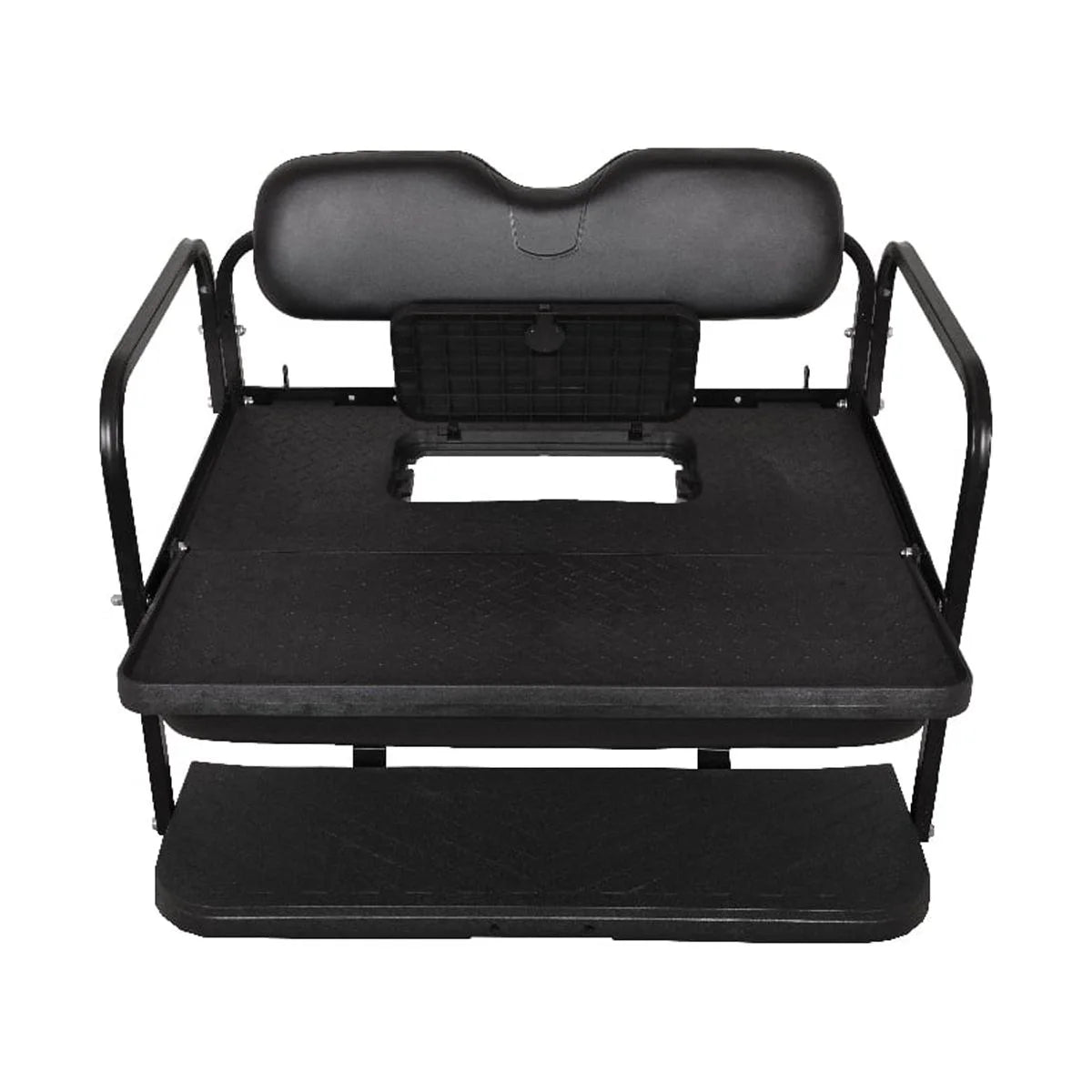 Black Rear Flip Seat for E-Z-GO TXT Golf Cart E576