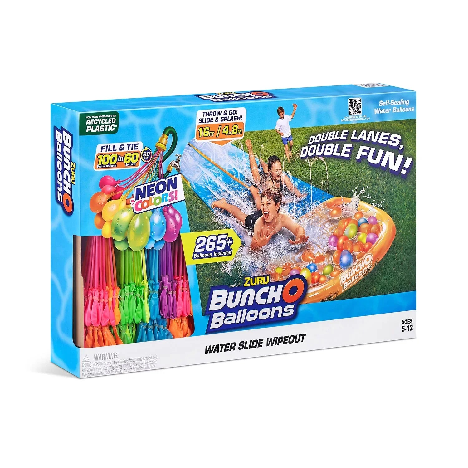 265 Water Balloons Waterslide Slip & Slide H3835