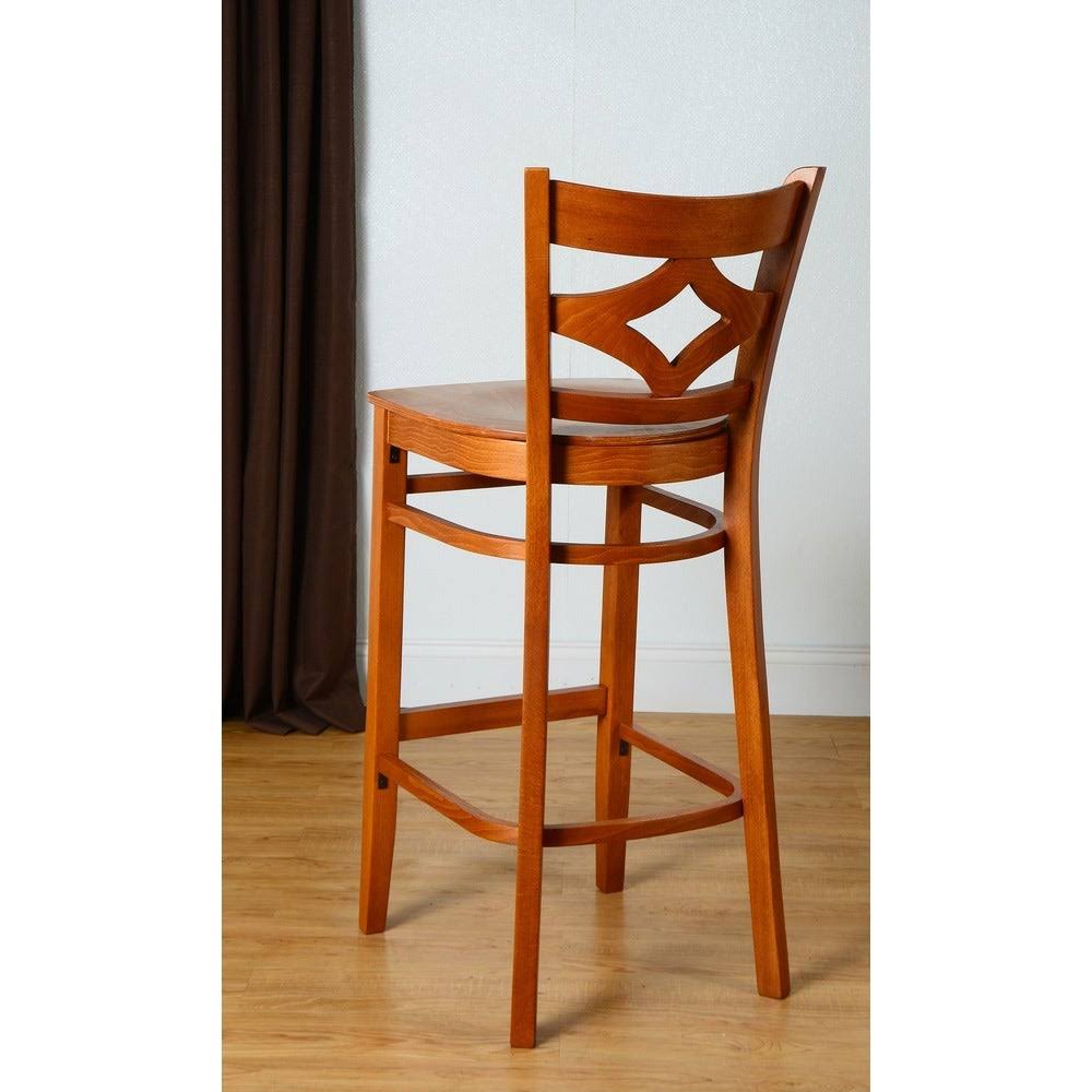 White Vertical Counter Stool G2026