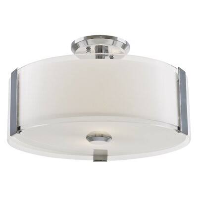 3-Light Semi Flush Mount Chrome D637300