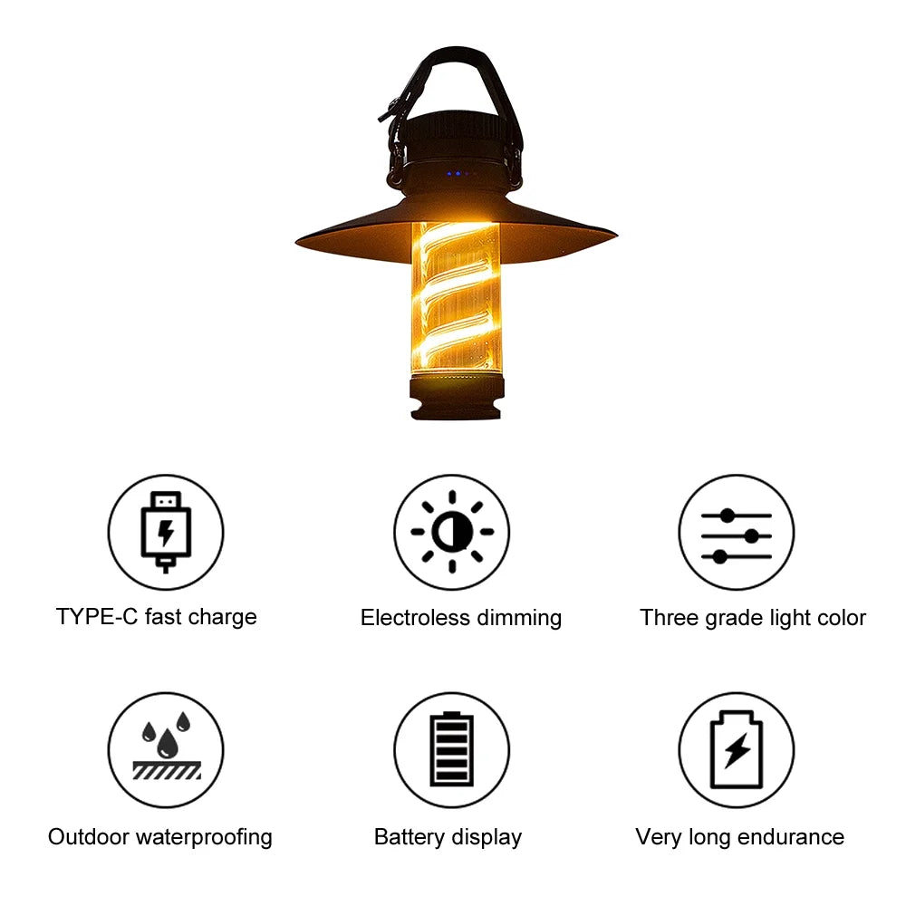 Portable USB LED Lantern O22543