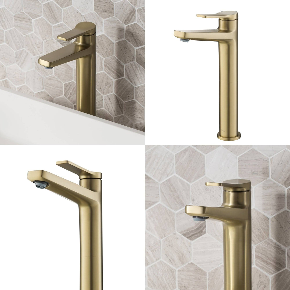 Matte Black Vessel Bathroom Faucet with Towel Bar, Paper Holder, Towel Ring and Robe Hook S143