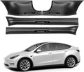 Matte Carbon Fiber ABS Door Sill Protector Set J4745