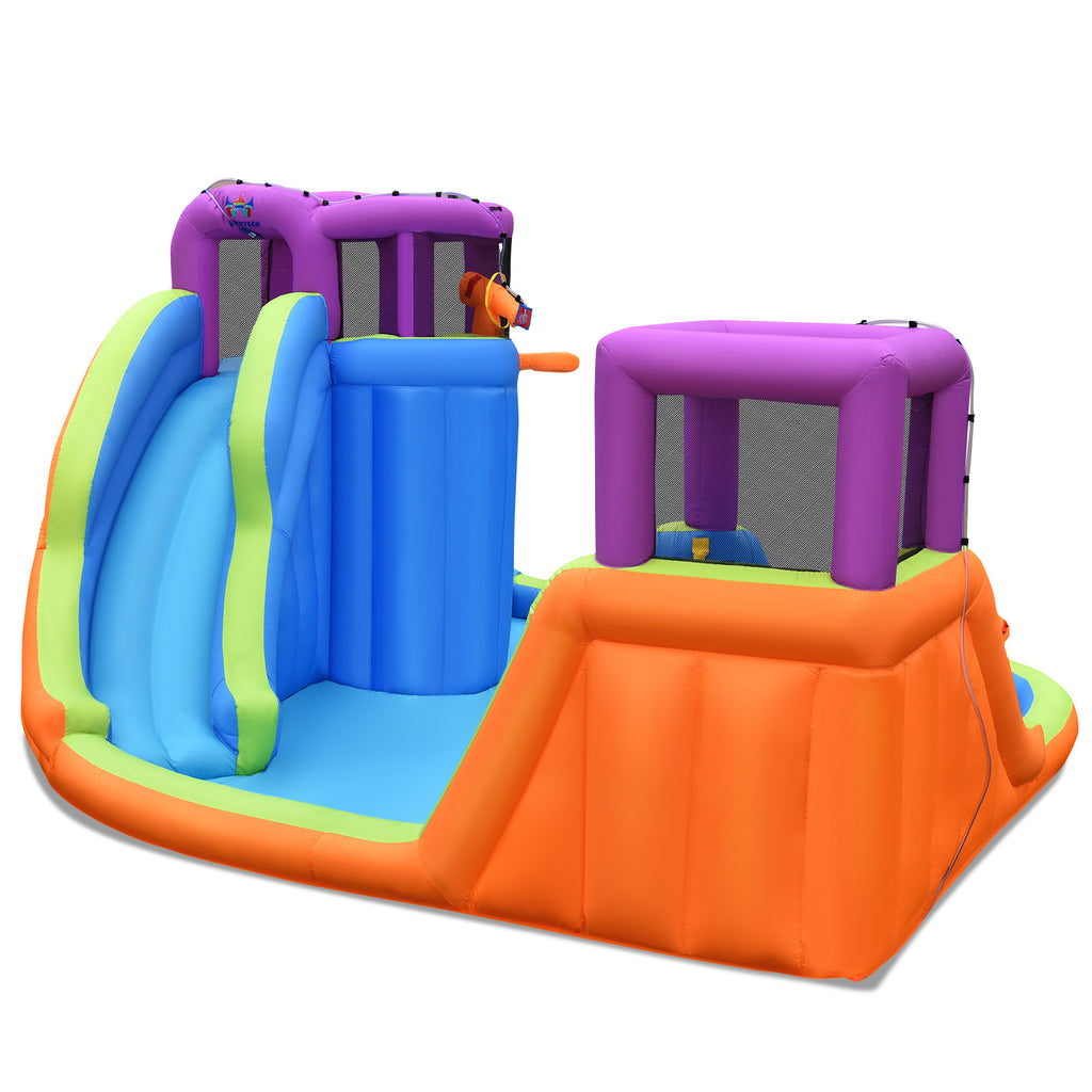 Inflatable Water Slide Bouncer with Climbing Wall & 950W Blower A96251
