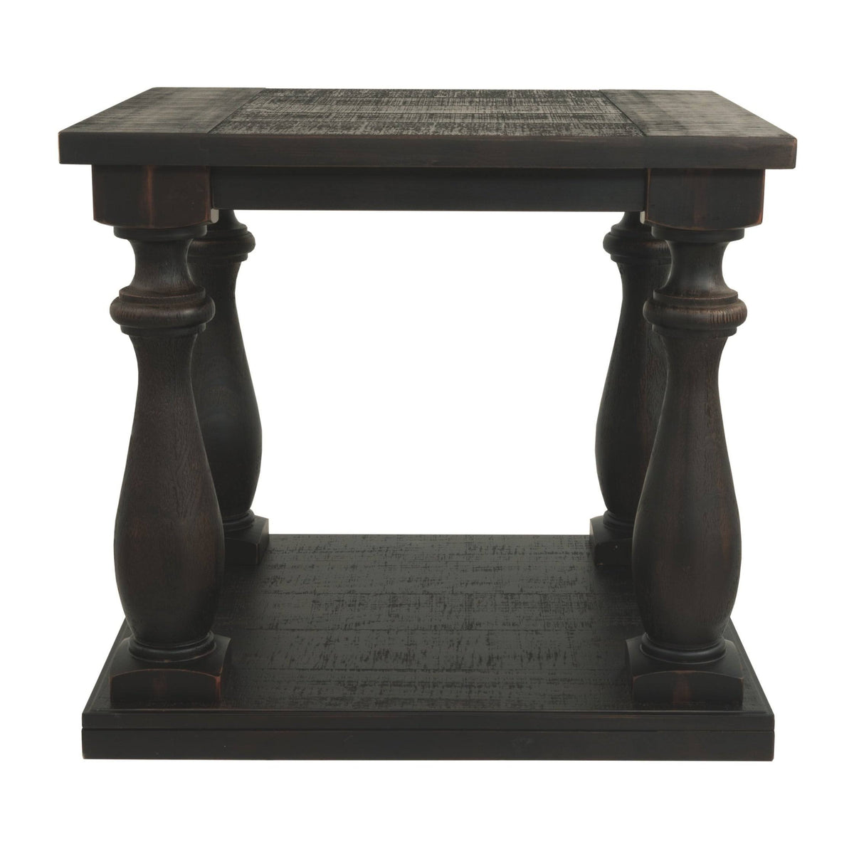 Black Rectangular End Table X2822