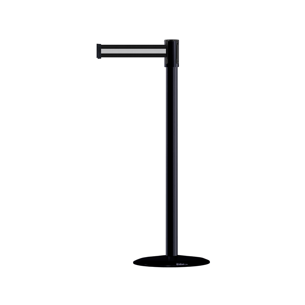 Blue Barrier Post with Belt, 7-1/2 ft. L A6257