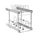 Double-Tier Pull-Out Cookware Organizer A649