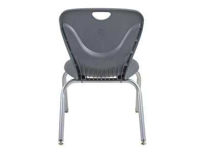 Gray Contour Swivel Glide Chair 4-Pack U87659