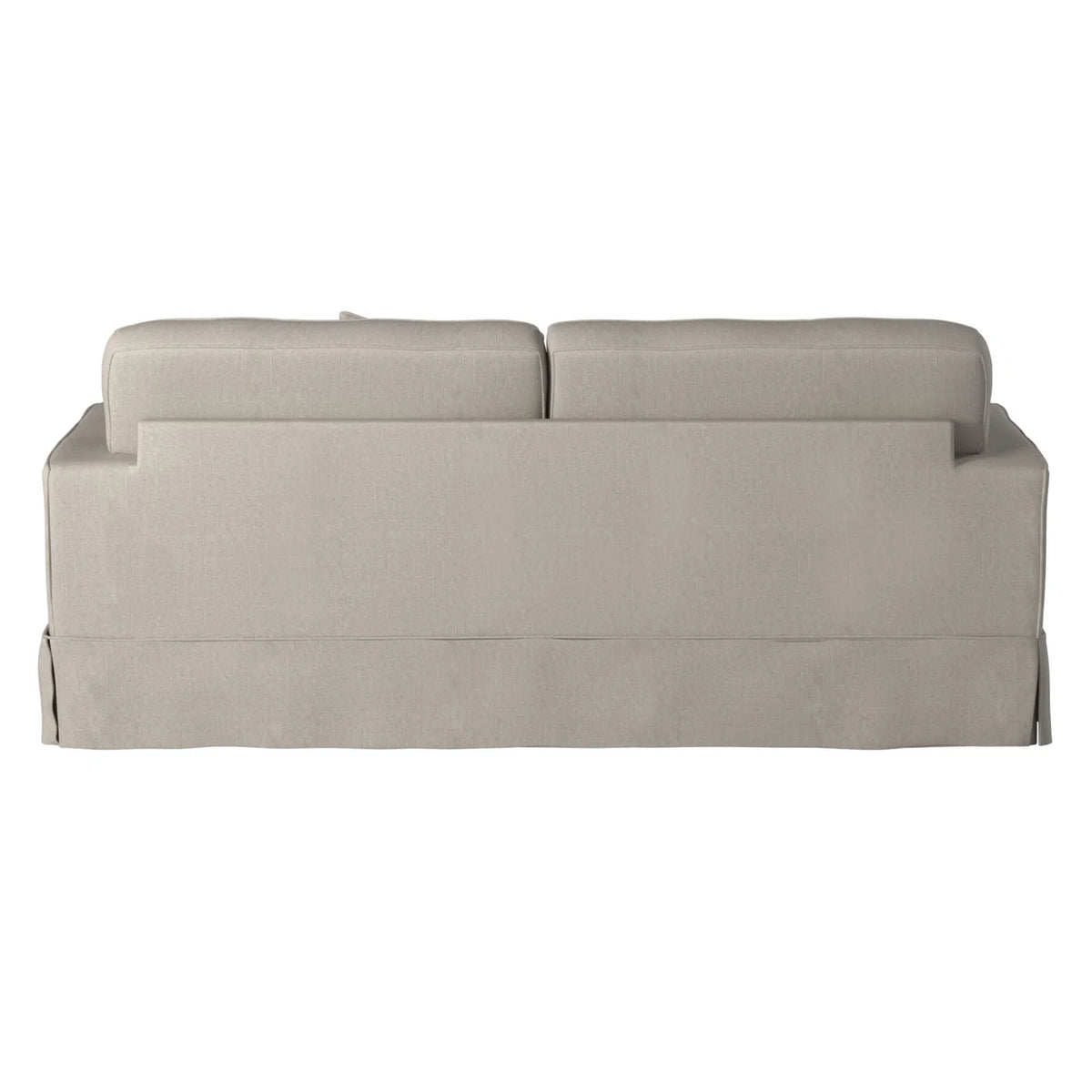 Light Gray Fabric Slipcovered Sofa V501