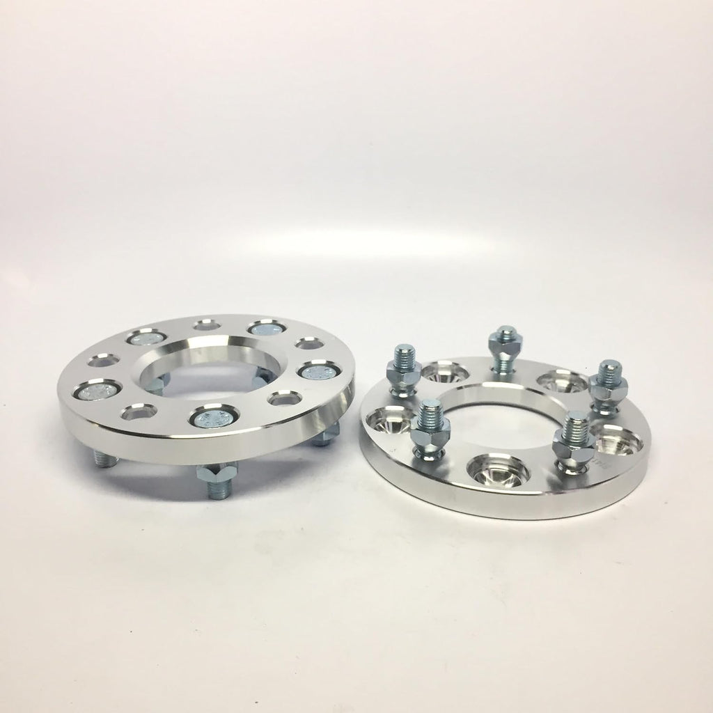 2 Pieces 15mm Wheel Adapters 5x100 Hub to 5x114.3 12x1.5 Studs 67.1mm Center Bore J508