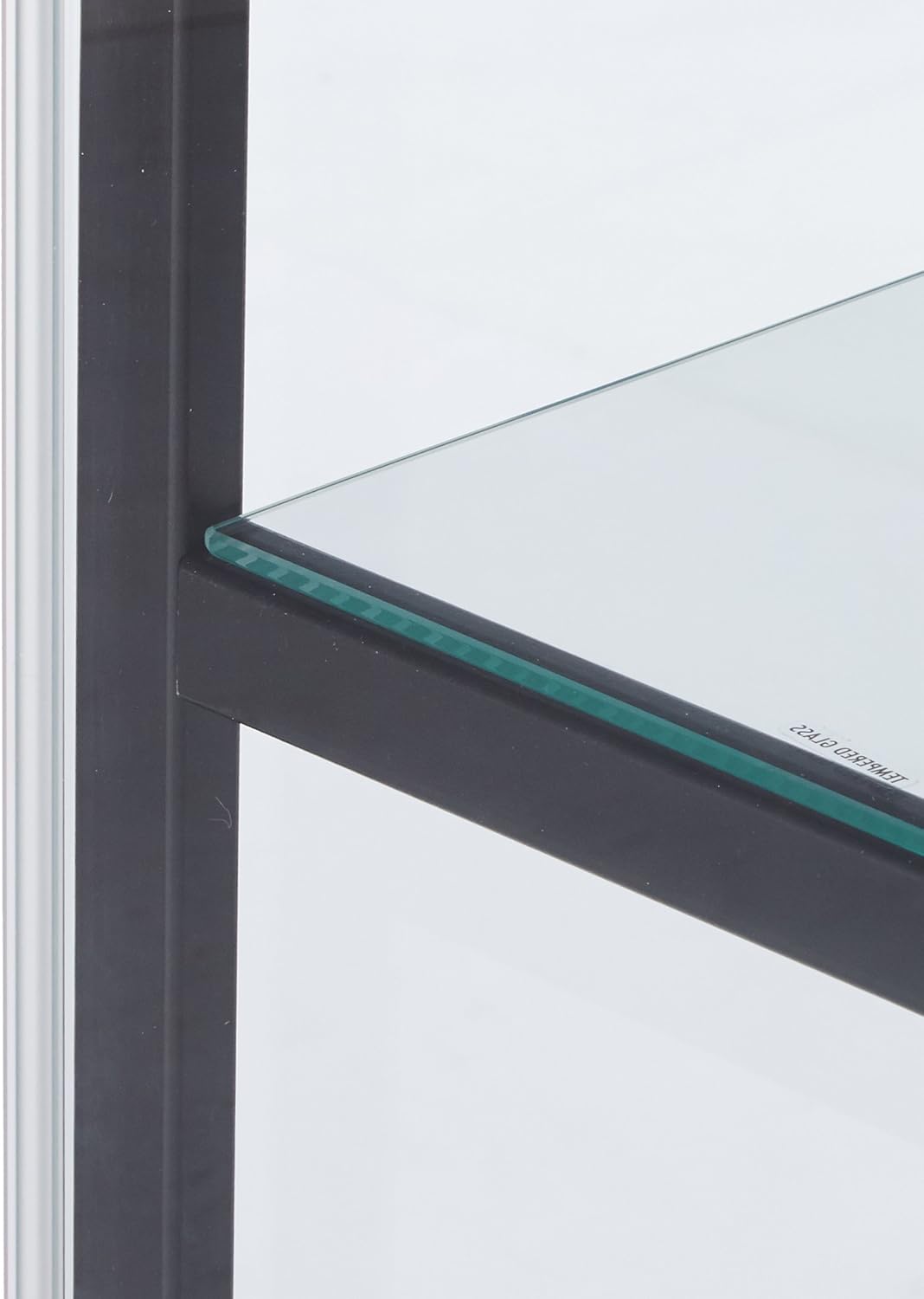 Black Glass Curio Cabinet F65588