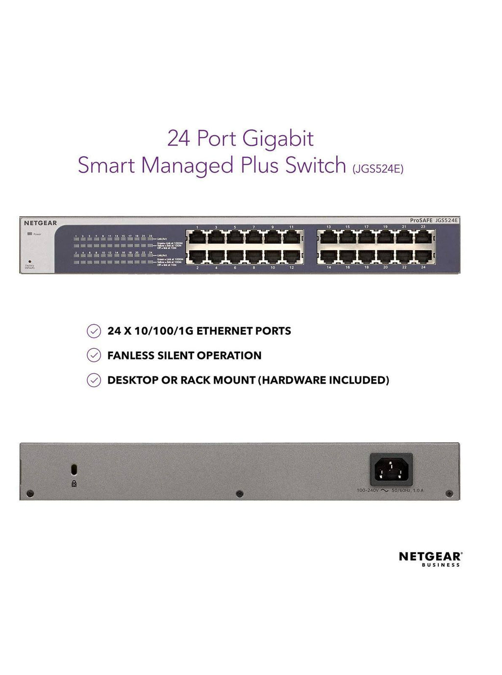 24-Port Rackmount Managed Gigabit Ethernet Switch U12380