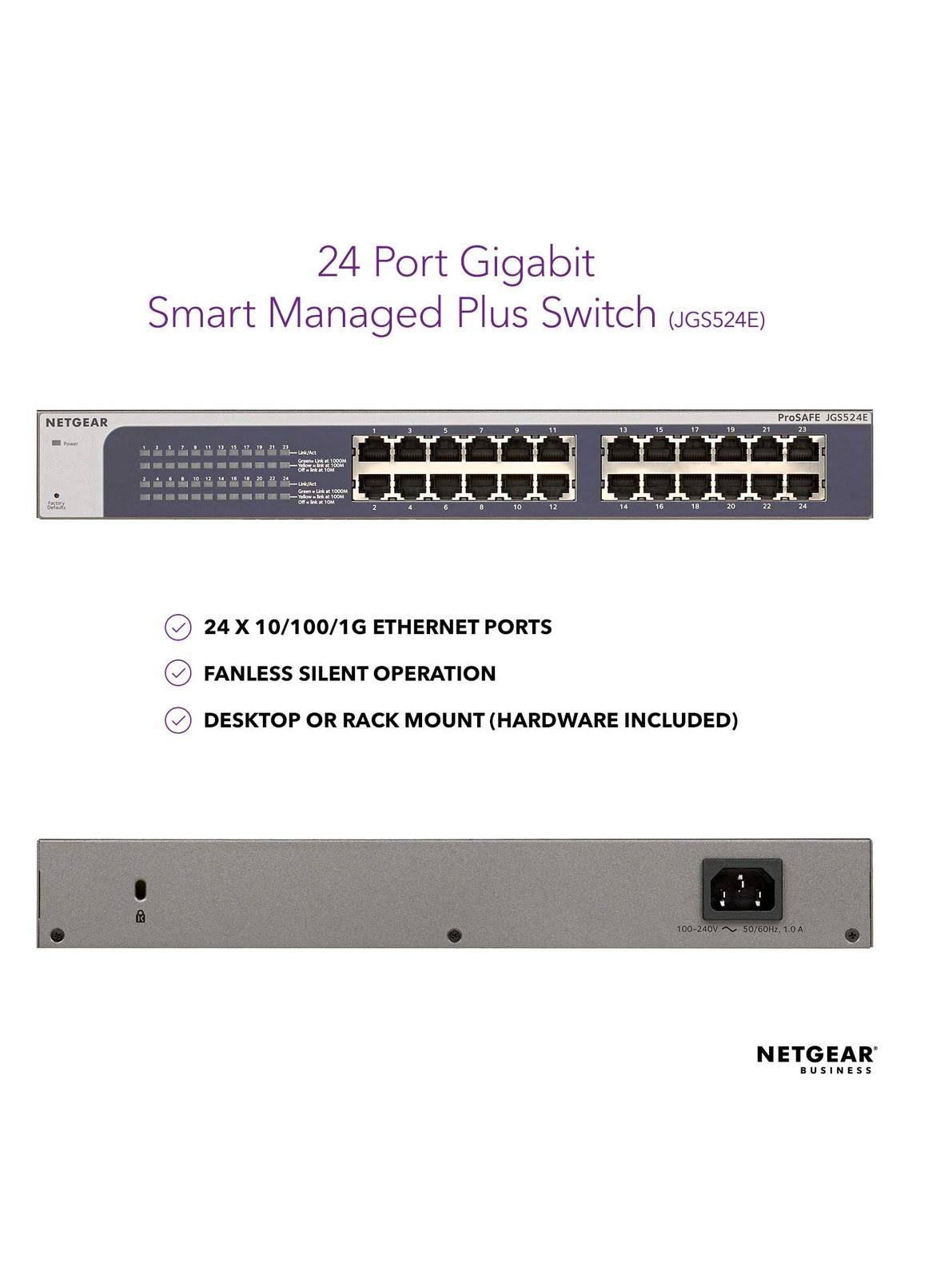 24-Port Rackmount Managed Gigabit Ethernet Switch U12380