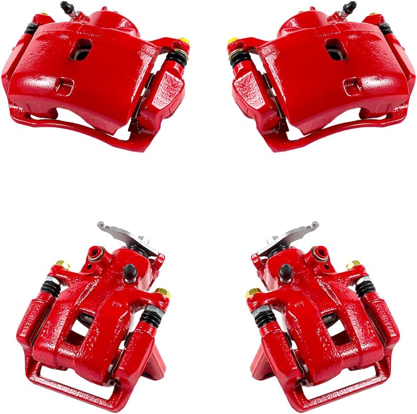 Red Powder Coated Caliper Assembly Set Kit M20684