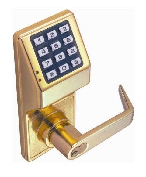 Satin Chrome Electronic Digital Keypad Lever U1516