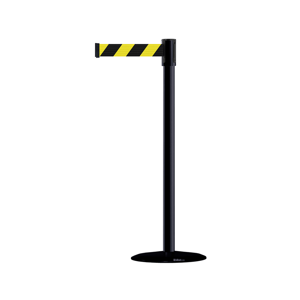 Blue Barrier Post with Belt, 7-1/2 ft. L A6257