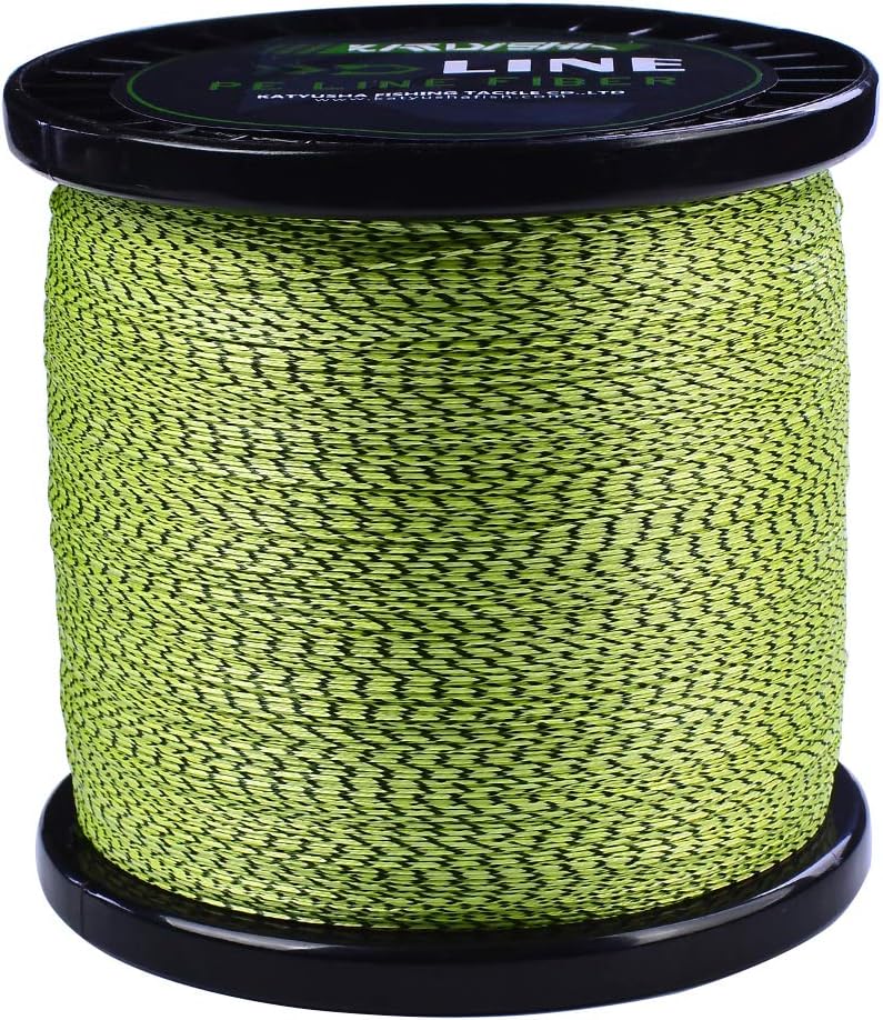Braided Fishing Line 4 Strands 6Lb Test 109 Yards Pack of 2 T11606