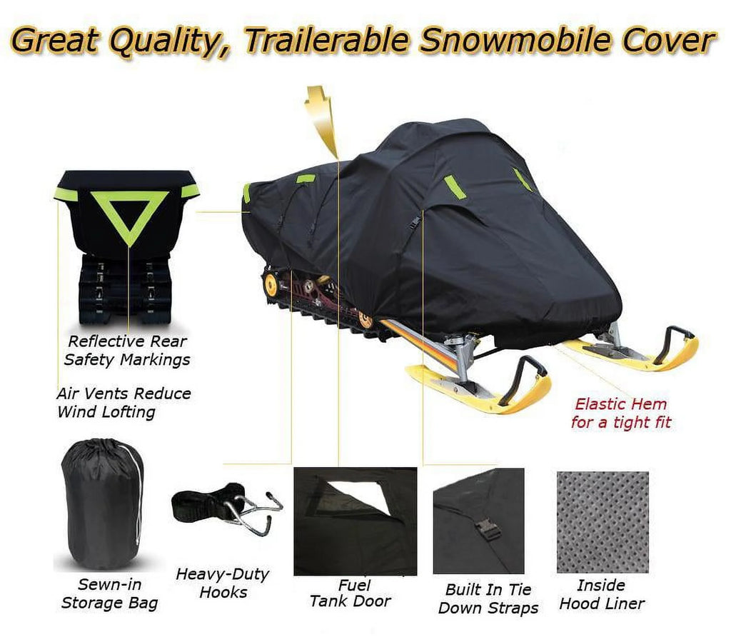 Trailerable 600 Denier Snowmobile Cover R5375