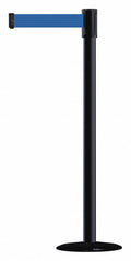 Blue Barrier Post with Belt, 7-1/2 ft. L A6257