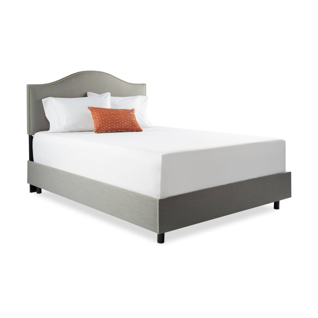 Linen Grey Nail Button Bed K827799
