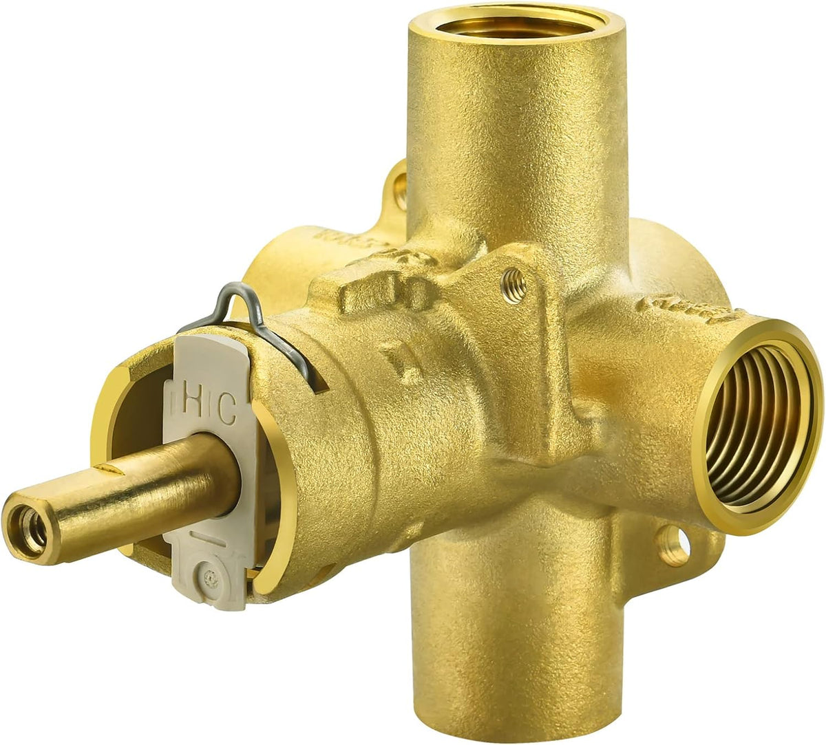 Replacement Pressure Balancing Valve with 1222 Faucet Cartridge and Retainer Clip Y942037